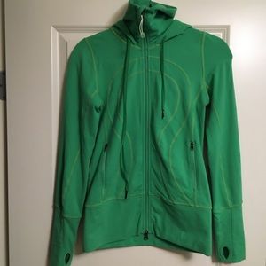 ⏰FINAL WEEK!⏰Lululemon Stride Green Hooded Jacket